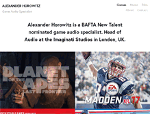 Tablet Screenshot of alexanderhorowitz.com